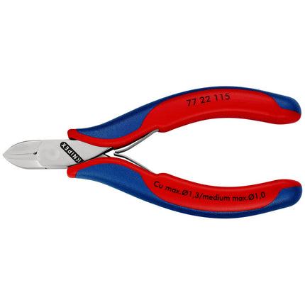 KNIPEX Electronics szczypce tnące boczne długość 115 mm kształt 2 ( 4000810741 )