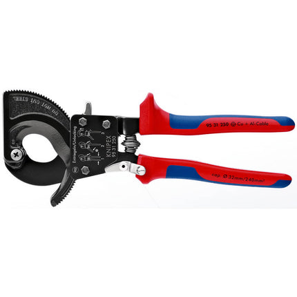 Obcinaki do kabli KNIPEX długość całkowita 250 mm maks. 32 (240 mm²) mm ( 4000810928 )
