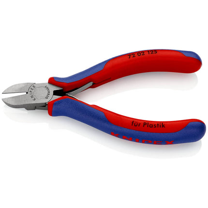 KNIPEX Szczypce tnące ukośne do tworzyw sztucznych Długość całkowita 125 mm ( 4000794228 )