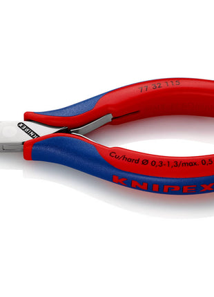 KNIPEX Elektronik-Seitenschneider Länge 115 mm Form 3 ( 4000810749 )