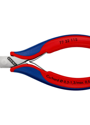 KNIPEX Elektronik-Seitenschneider Länge 115 mm Form 3 ( 4000810749 )