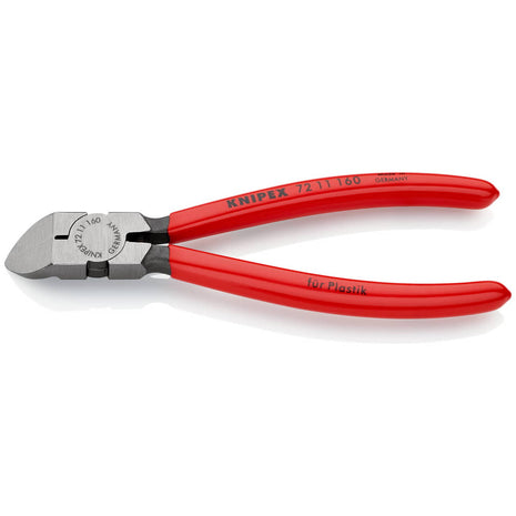 KNIPEX Szczypce tnące ukośne do tworzyw sztucznych Długość całkowita 160 mm ( 4000810180 )