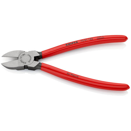 KNIPEX Szczypce tnące ukośne do tworzyw sztucznych Długość całkowita 180 mm ( 4000794227 )