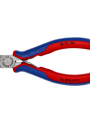 KNIPEX Seitenschneider Länge 125 mm Form 2 Facette nein ( 4000794626 )