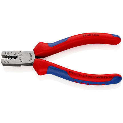Szczypce do zaciskania końcówek przewodów KNIPEX o długości całkowitej 145 mm ( 4000810490 )