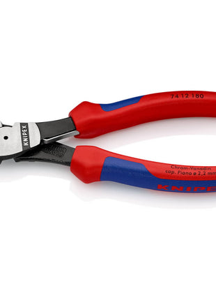 KNIPEX Coupeuse latér. diag. à forte démultipl.  longueur 180 mm ( 4000810186 )