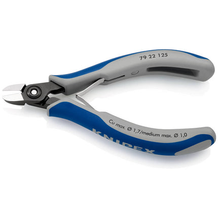 Precyzyjne elektroniczne nożyce ukośne KNIPEX długość 125 mm kształt 2 ( 4000810821 )