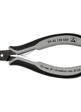 KNIPEX Präzisions-Elektronik-Seitenschneider Länge 125 mm Form 4 ( 4000810832 )