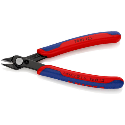 KNIPEX Electronics Szczypce tnące boczne Super-Knips(R) długość 125 mm kształt 8 ( 4000810592 )