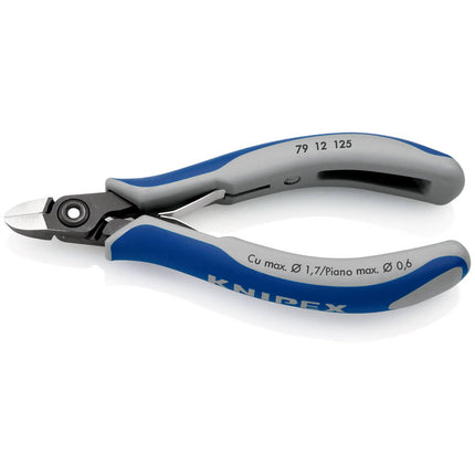 Precyzyjne elektroniczne nożyce ukośne KNIPEX, długość 125 mm ( 4000795063 )