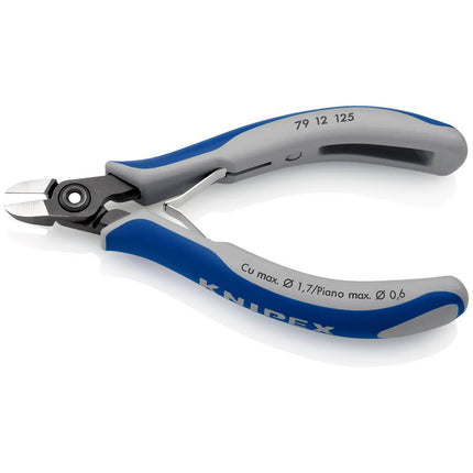 Precyzyjne elektroniczne nożyce ukośne KNIPEX, długość 125 mm ( 4000795063 )