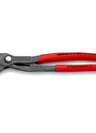 KNIPEX Szczypce zaciskowe do taśm sprężynowych Długość całkowita 250 mm Pojemność maks. 70 mm ( 4000795286 )