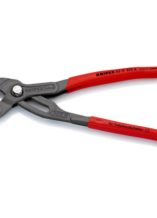 KNIPEX Szczypce zaciskowe do taśm sprężynowych Długość całkowita 250 mm Pojemność maks. 70 mm ( 4000795286 )