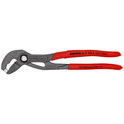 KNIPEX Szczypce zaciskowe do taśm sprężynowych Długość całkowita 250 mm Pojemność maks. 70 mm ( 4000795286 )