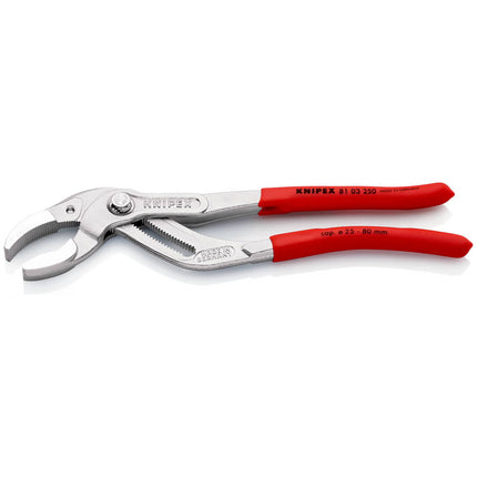 Szczypce do syfonów/złączy KNIPEX długość 250 mm rozpiętość 25 - 80 mm ( 4000795327 )