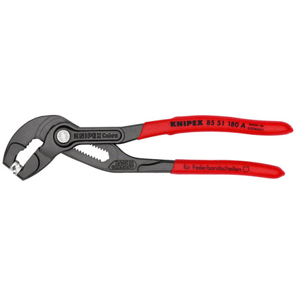KNIPEX Szczypce zaciskowe do taśm sprężynowych Długość całkowita 180 mm Pojemność maks. 50 mm ( 4000810356 )