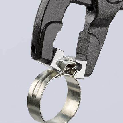 Szczypce do opasek zaciskowych KNIPEX o całkowitej długości 180 mm ( 4000810349 )