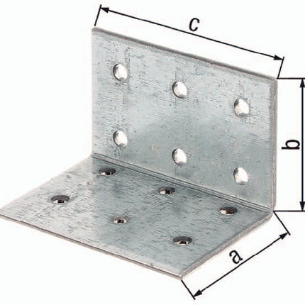 GAH kątownik z blachy perforowanej ETA-8/165 60x60x40mm ( 3000200336 )