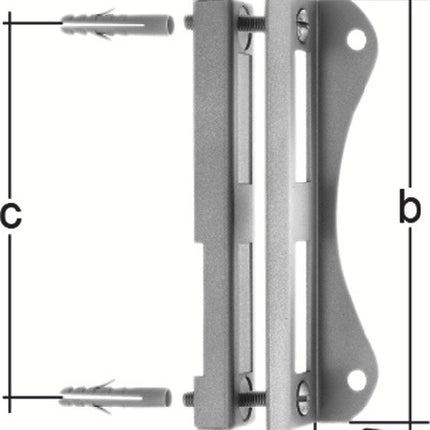 Ogranicznik obudowy zamka GAH model 2392 odpowiedni do obudowy zamka 30 mm ocynkowanej ( 3000251280 )