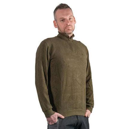 Toolbrothers Quarter-Zip Sweatshirt Casual Fit - AUTUMN COLLECTION Kolor Blackforest Green Rozmiar M