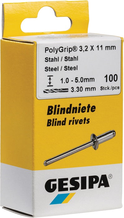 GESIPA Blindniet PolyGrip® Nietschaft d x l 3,2 x 11 mm ( 4000813775 )