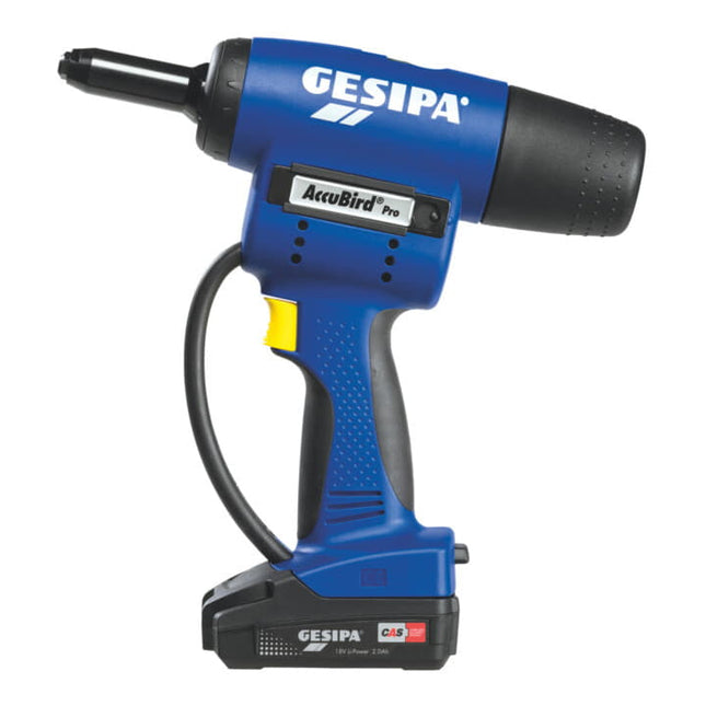 GESIPA AccuBird(R)Pro 12-częściowe akumulatorowe narzędzie do osadzania nitów zrywalnych 13000 N ( 4000813119 )
