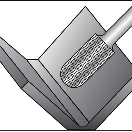 Frez trzpieniowy RUKO WRC Ø 12 mm długość główki 25 mm trzpień Ø 6 mm ( 4000602819 )