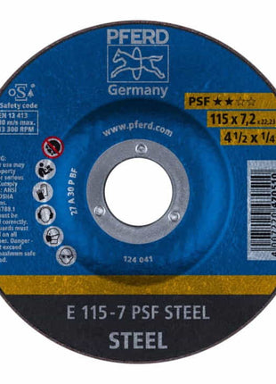 PFERD Schruppscheibe PSF STEEL D125xS7,2mm ( 4000842651 )