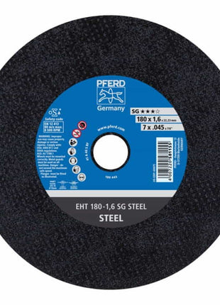 PFERD Trennscheibe SG STEEL D180x1,6mm gerade ( 4000841350 )