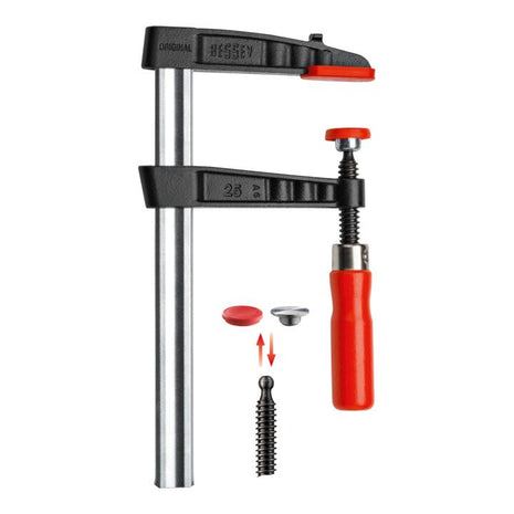 BESSEY abrazadera de tornillo de hierro maleable TG luz 1000 mm proyección 175 mm (4000831441)