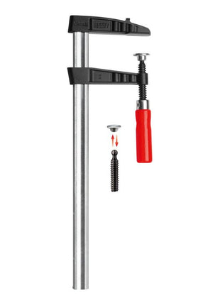 BESSEY Temperguss-Schraubzwinge TGK Spannweite 400 mm Ausladung 120 mm ( 4000831399 )