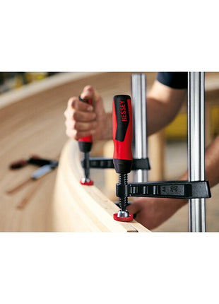 BESSEY Serre-joint en fonte malléable TG-2K envergure 160 mm col de cygne 80 mm ( 4000831761 )