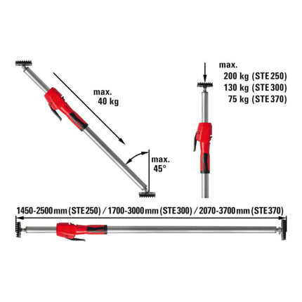Podpora montażowa BESSEY STE250 do 160 kg ( 4000831627 )