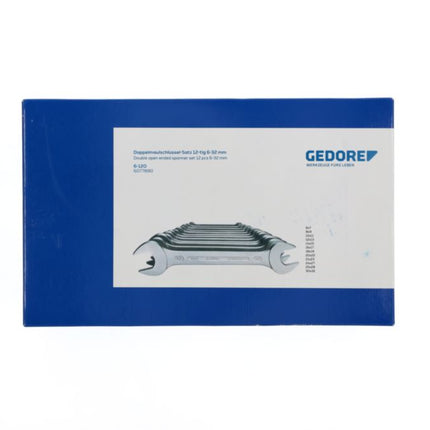 Zestaw podwójnych kluczy płasko-oczkowych GEDORE 6-120 12-częściowy SW6-32 mm ( 4000823223 )