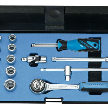 Zestaw kluczy nasadowych GEDORE 20 EMU-3 16-częściowy 1/4 ″ ( 4000820540 )