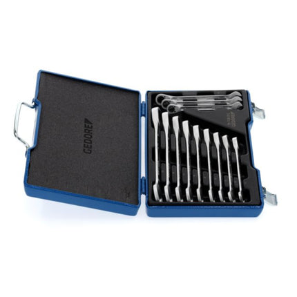 Zestaw kluczy płasko-oczkowych GEDORE 7 R-012 12-częściowy o szerokości 8-19 mm ( 4000821989 )