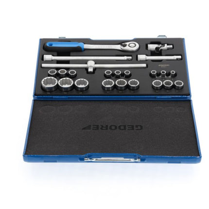 Zestaw kluczy nasadowych GEDORE D19 EMU-20 23-częściowy 1/2 ″ ( 4000880523 )