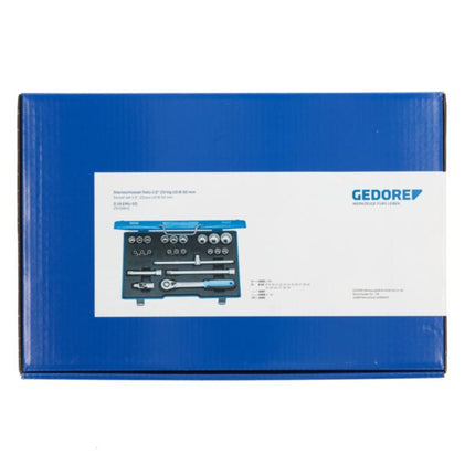Zestaw kluczy nasadowych GEDORE D19 EMU-20 23-częściowy 1/2 ″ ( 4000880523 )