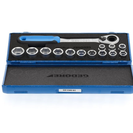 Zestaw kluczy nasadowych GEDORE 19 SKU-20 14-częściowy 1/2 ″ ( 4000880518 )