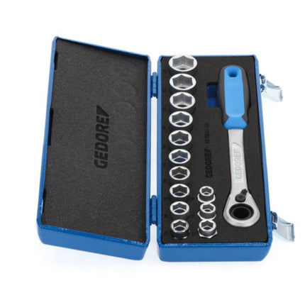 Zestaw kluczy nasadowych GEDORE 19 SKU-20 14-częściowy 1/2 ″ ( 4000880518 )