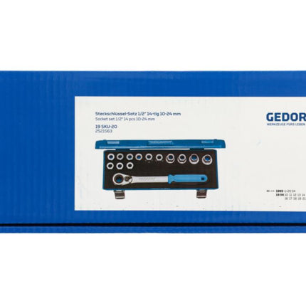 Zestaw kluczy nasadowych GEDORE 19 SKU-20 14-częściowy 1/2 ″ ( 4000880518 )