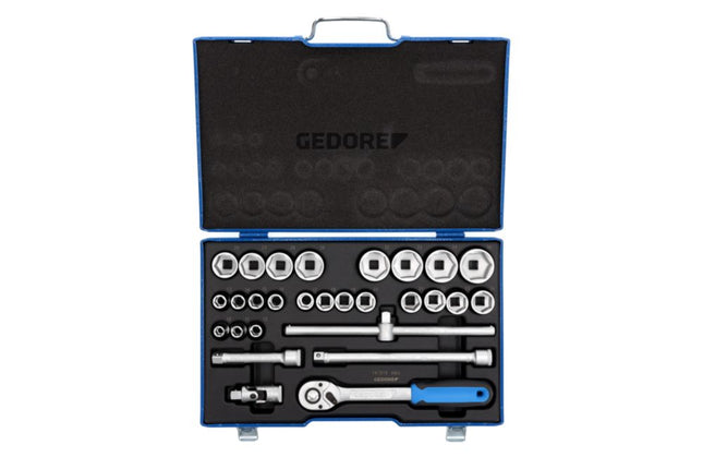 Zestaw kluczy nasadowych GEDORE 19 VMU-10 28-częściowy 1/2 ″ ( 4000880520 )