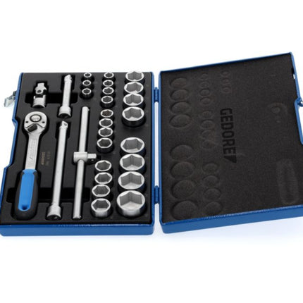 Zestaw kluczy nasadowych GEDORE 19 VMU-10 28-częściowy 1/2 ″ ( 4000880520 )