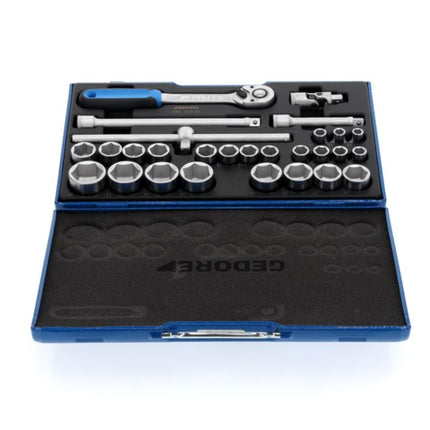 Zestaw kluczy nasadowych GEDORE 19 VMU-10 28-częściowy 1/2 ″ ( 4000880520 )