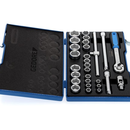 Zestaw kluczy nasadowych GEDORE 19 VMU-10 28-częściowy 1/2 ″ ( 4000880520 )