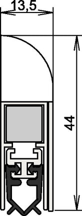 ATHMER Türdichtung Wind-Ex 1-310 1-seitig Länge 735 mm ( 3327023013 )