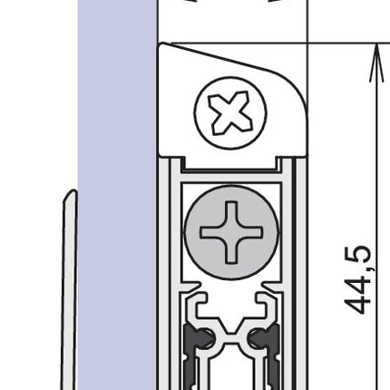 ATHMER uszczelka do drzwi Schall-Ex(R) GS-8 1-407 1-stronna długość 833 mm ( 3327023075 )