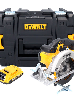 DeWalt DCS 391 NT Akku Handkreissäge 18 V 165 mm + 1x Akku 2,0 Ah + TSTAK - ohne Ladegerät - Toolbrothers