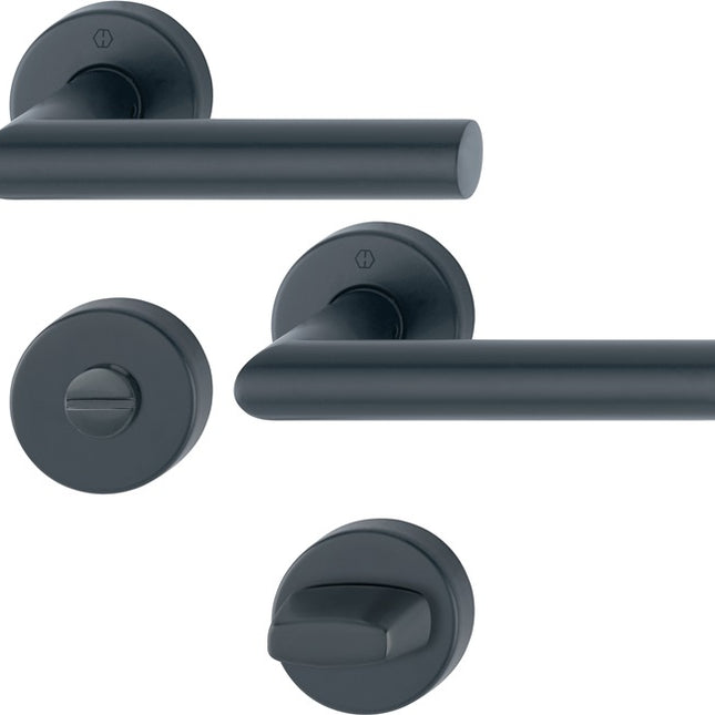 HOPPE Zestaw rozet Amsterdam E1400Z/42KV/42KVS Stal nierdzewna F9714M ( 3000209763 )