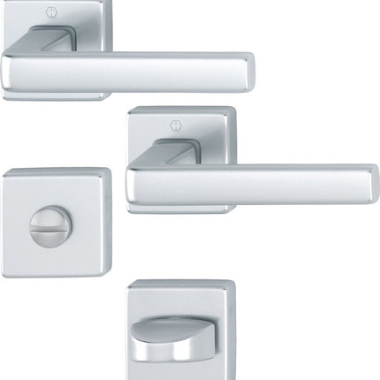 Zestaw rozet HOPPE Dublin 1124/843KV/843KVS Aluminium F1 ( 3000203137 )